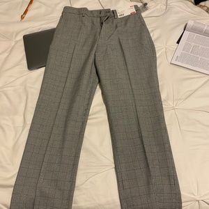 UNIQLO 2-Way Stretch Glen Plaid Pants